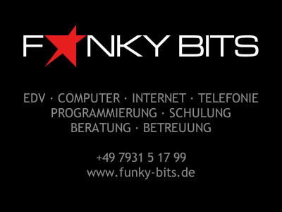 Heilbronn WebDesign EDV IT Computer Software Hardware Beratung Programmierung Alternativen Homepage WebSite FUNKY BITS